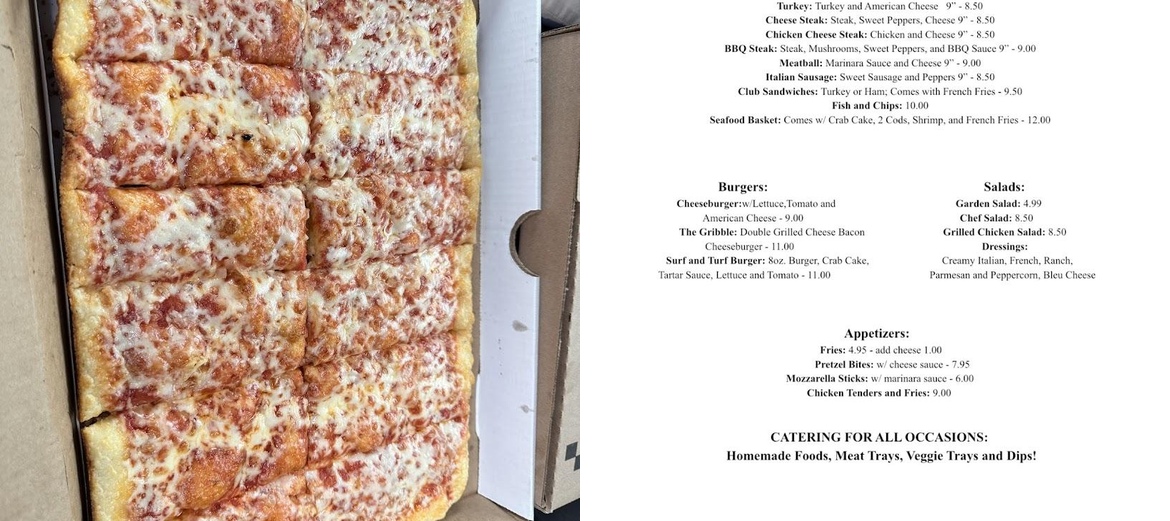 Magda's Family Catering and Pizza Menu